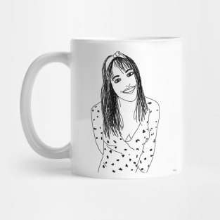 girl smiling Mug